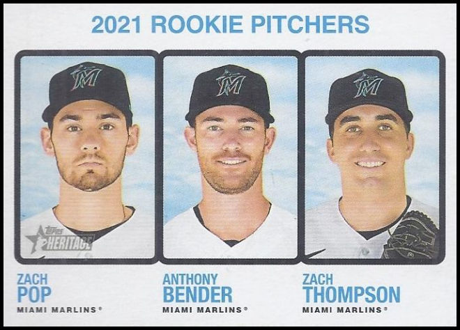 73 2021 Rookie Pitchers (Zach Pop Anthony Bender Zach Thompson) RC